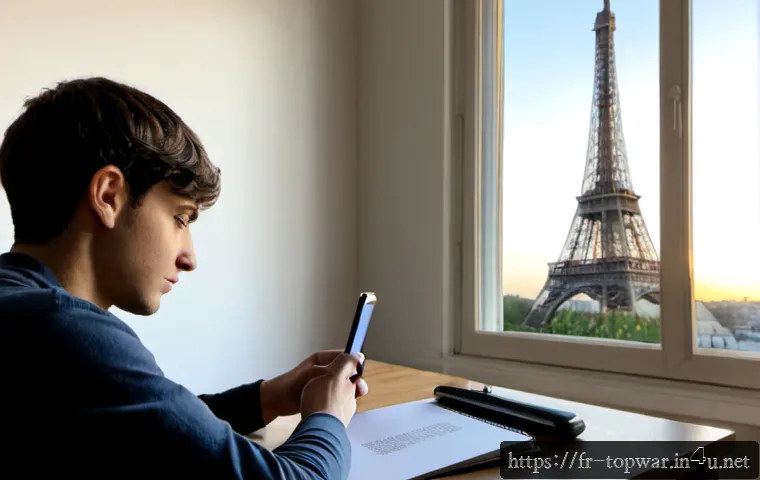 Home 17 top war 초보자 훈련법 - Photorealistic beginner mobile strategy gaming setup in a bright Paris apartment, adult player study...